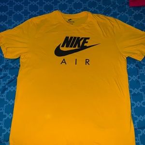 Mustard yellow, Nike air shirt, Medium!